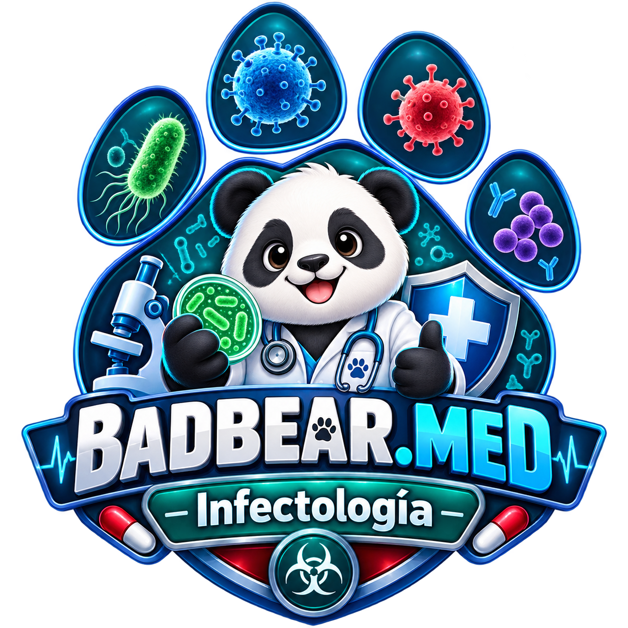 Logo Infectología BADBEAR.MED
