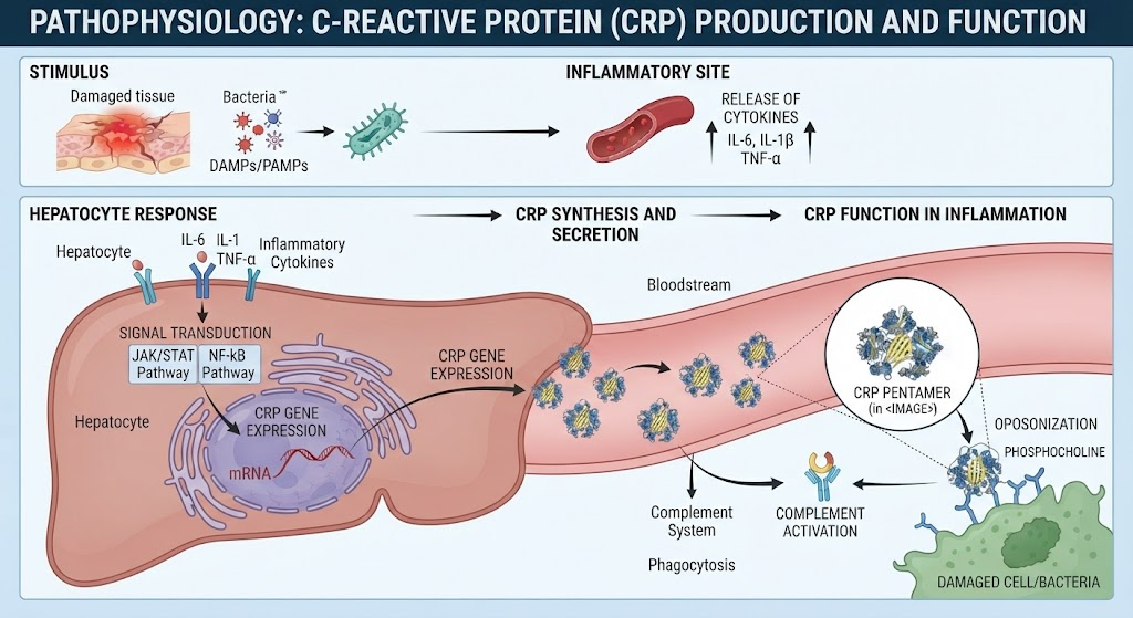 Fisiopatología de la producción y función inflamatoria de la proteína C reactiva